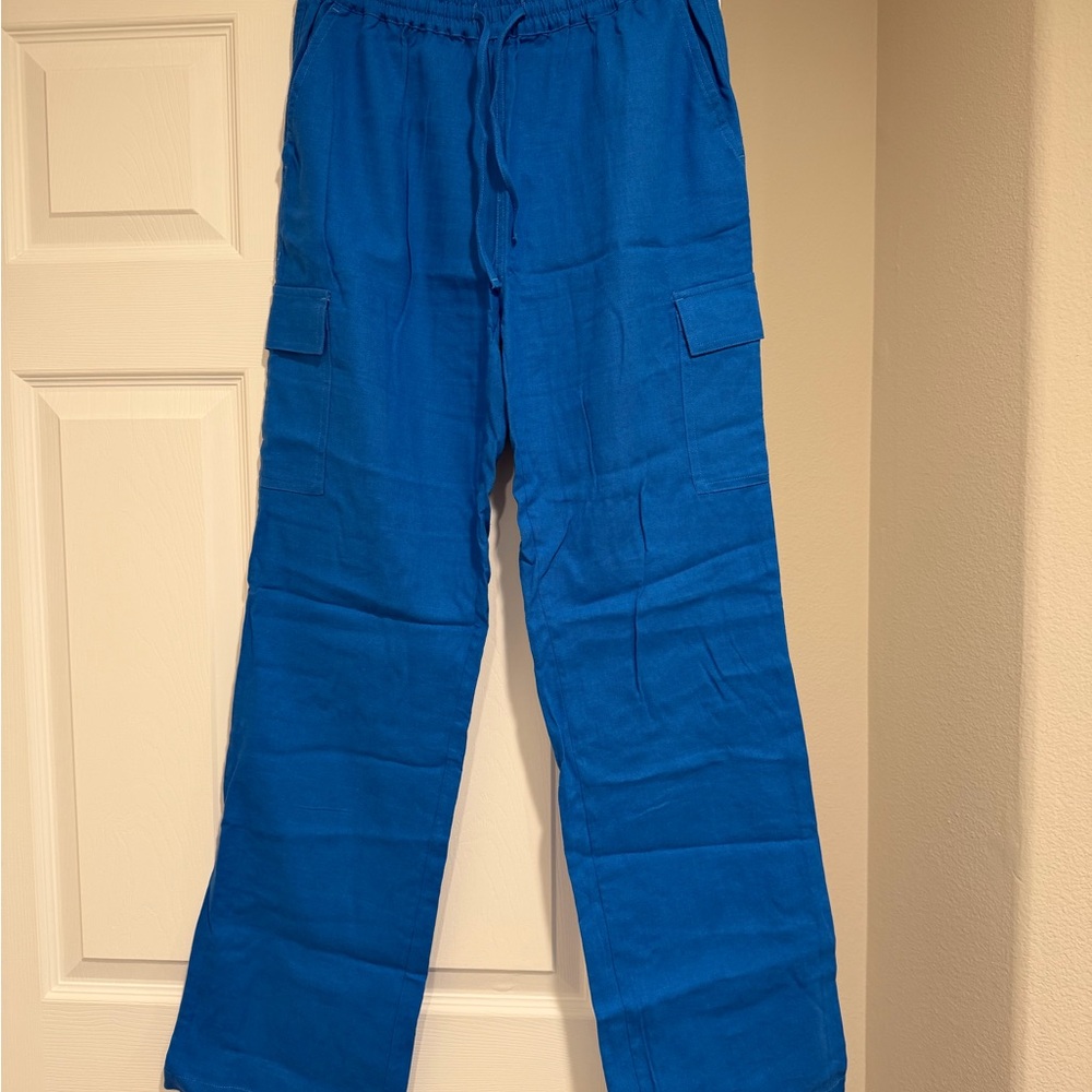 Love Tree Bright Blue Pants